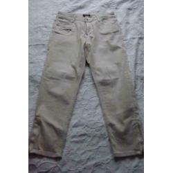 * Z.g.a.n. Norah beige stretchbroek maat 38 *