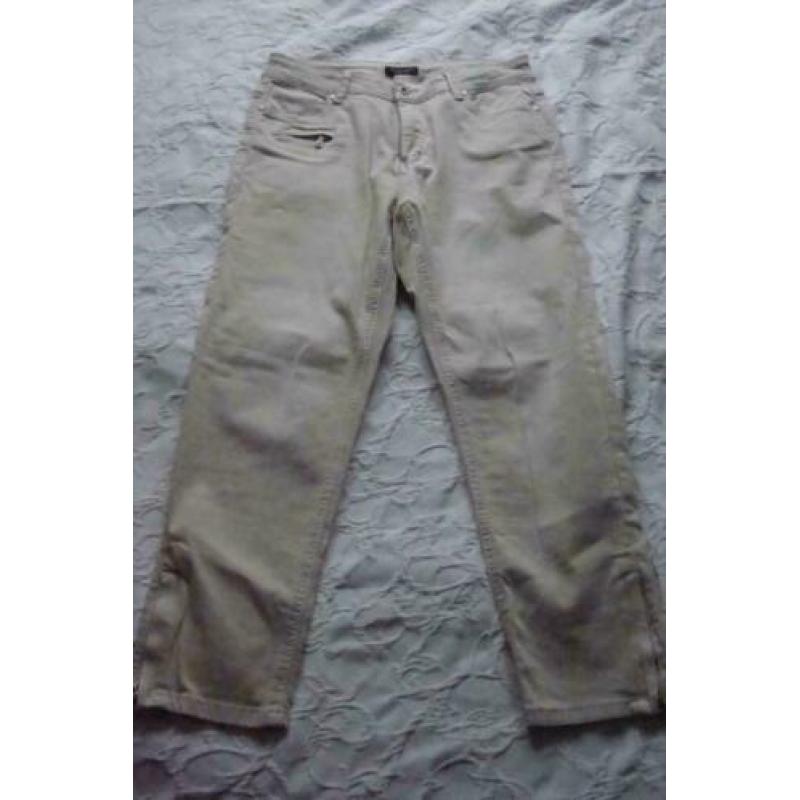 * Z.g.a.n. Norah beige stretchbroek maat 38 *