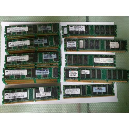 Partij 256MB DDR Geheugen 333 266 PC2100 HP Kingston CL2.5