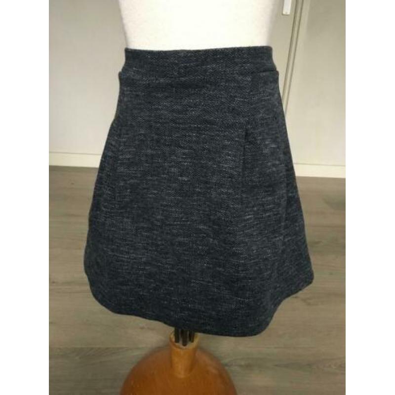 ZARA prachtige rok nieuwstaat, donkergrijs mt 128 D15