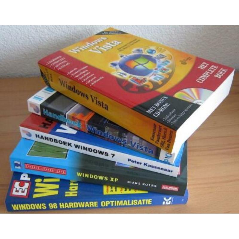 5 MOOIE BOEKEN VOOR PC Systemen IN EEN KOOP €20.00