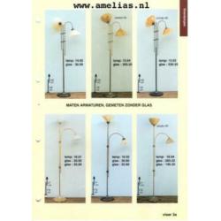 lampenkap glazen kap halogeen glas bollen kelken burokap