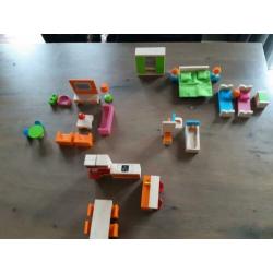 Poppen meubels hout 40-delig