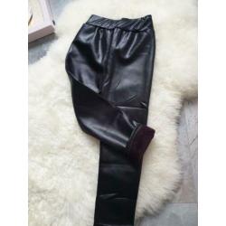 Maat 86/92 NIEUWE Meisjes Leer Lederen Broek *