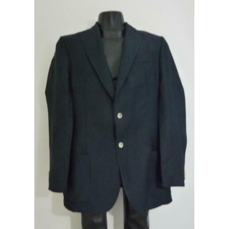 Blauwe -sunny day- blazer van wol/linnen van Tommy Hilfiger