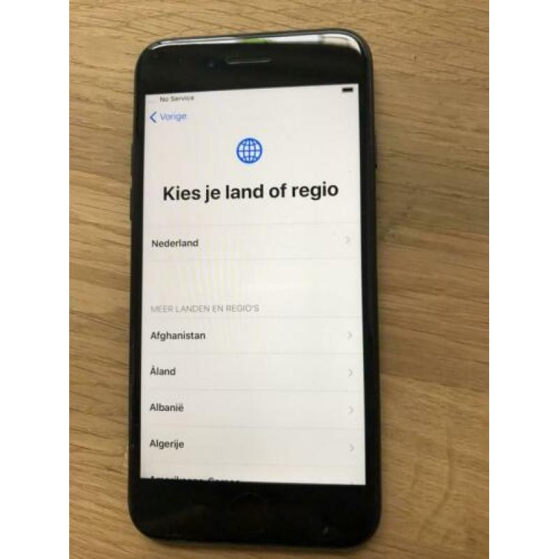 Iphone 7 32 gb incl lader en pinnetje