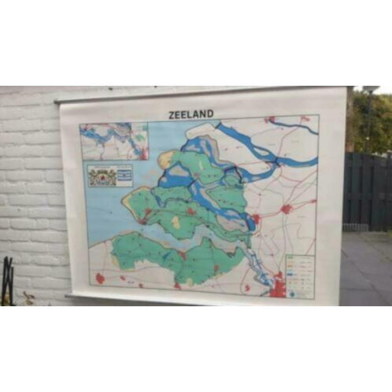 Provinciekaarten van Nederland 8 stuks