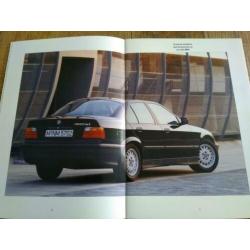 BMW 3 serie e36 (325 td) schitterende folder uit 2/1991