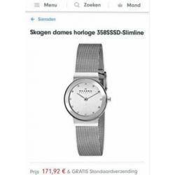Skagen dames horloge Slimline