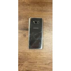 Samsung S8+ 64GB Arctic Silver Dual barst in scherm en doos
