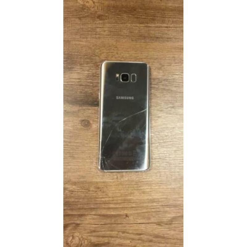 Samsung S8+ 64GB Arctic Silver Dual barst in scherm en doos