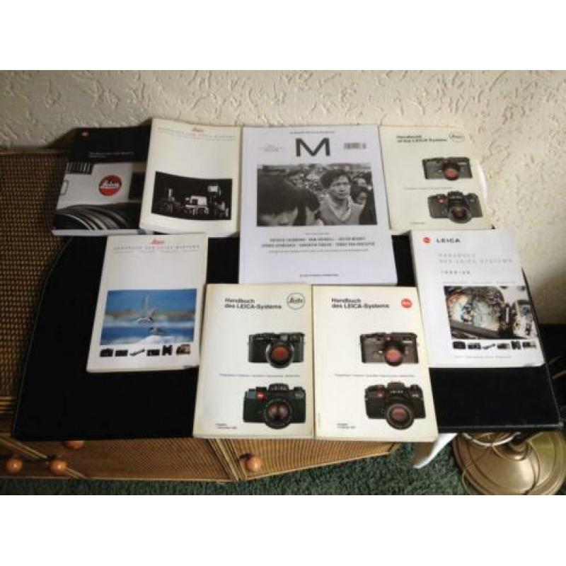 Verzameling Leica handboeken + Fotoboek - 8 stuks