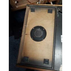 zeldzame Vintage 1970 Sound Project Pro luidsprekers met