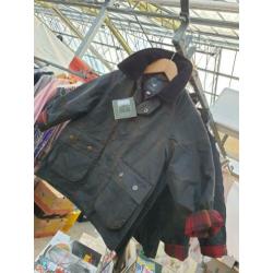 Nieuwe Mango waxcoat voor kids,  wind- en waterdicht, stoer