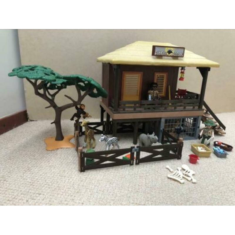 Playmobil Safari Verzorgingspost 4826 COMPLEET