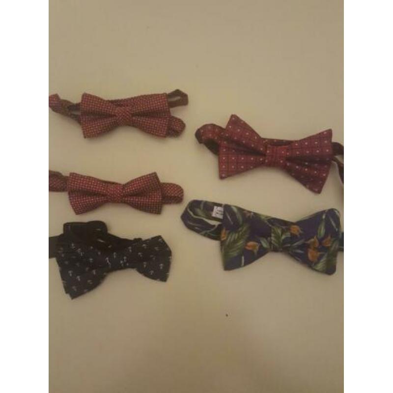 Vlinderdas/vlinderstrik blauw Zara H&M bowtie (scotch soda)