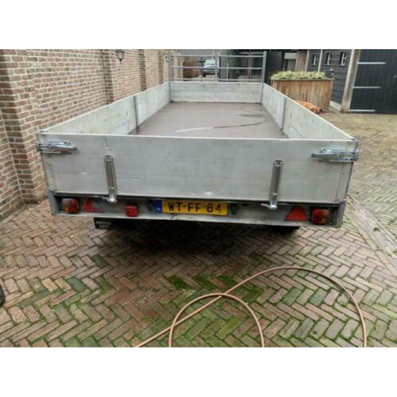 Schamel aanhanger 3500 kg 2x 5 mtr nieuwe vloer verlichting