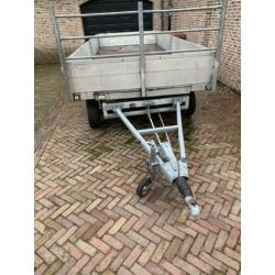 Schamel aanhanger 3500 kg 2x 5 mtr nieuwe vloer verlichting
