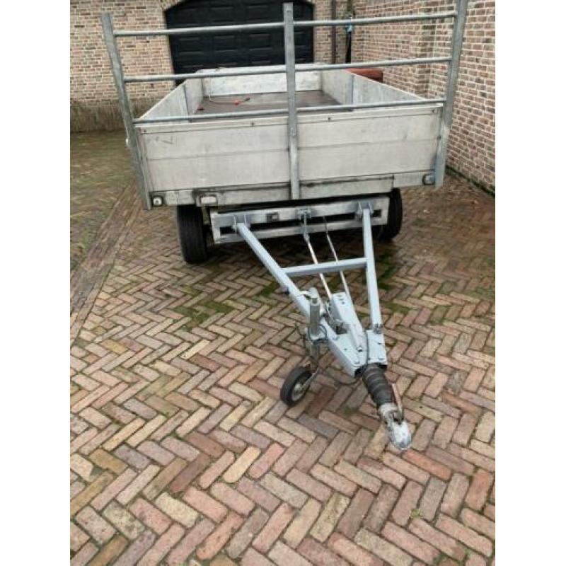 Schamel aanhanger 3500 kg 2x 5 mtr nieuwe vloer verlichting