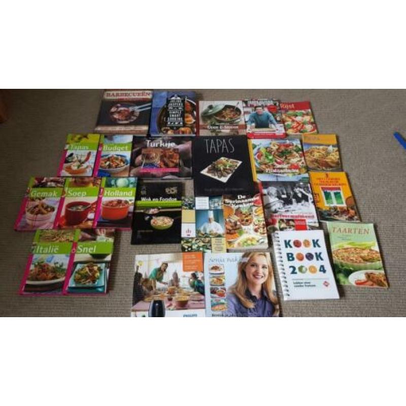 Kookboeken diverse soorten