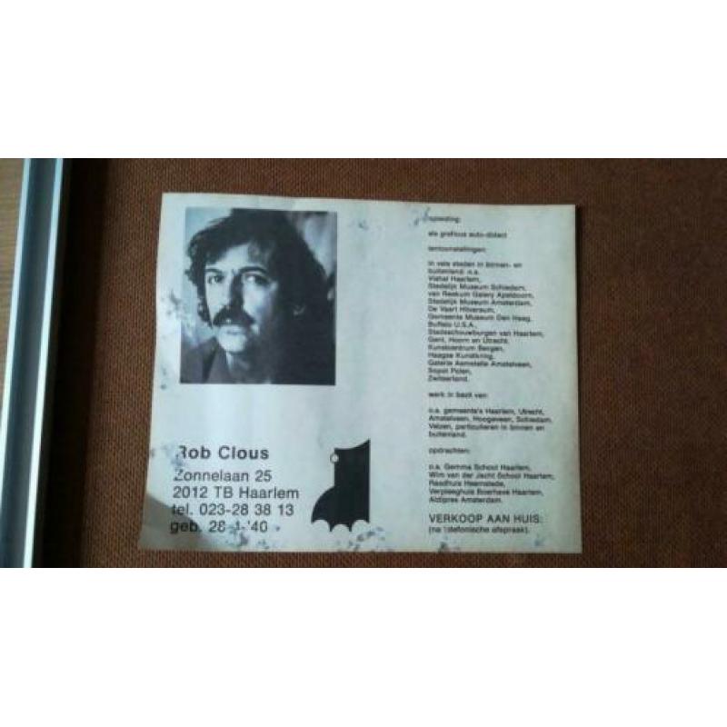 Rob Clous, Music Band, 1983/1980, ingelijst.