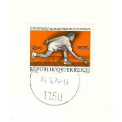 FDC Oostenrijk 1976 Sportkegeln