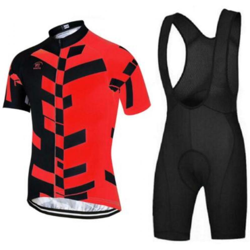 Fietsbroek + fietsshirt S M L XL racefiets mtb fietskleding