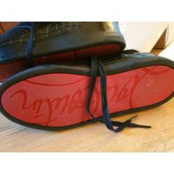 New Christian Louboutin Hott Suede Black Sneakers Maat 43