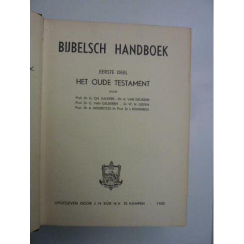 Bijbelsch handboek O.T & N.T.