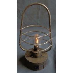 STEAMPUNK INDUSTRIEEL metalen tafel lamp H26xB14xO10cm INDUS