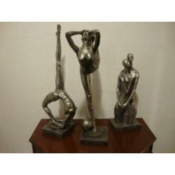 3 beelden kunst