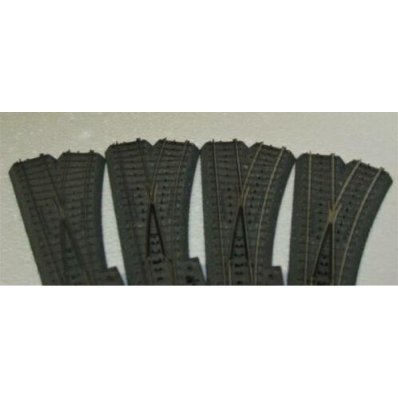 Marklin 24612 Wissels Rechts - 4 stuks - Gebruikt