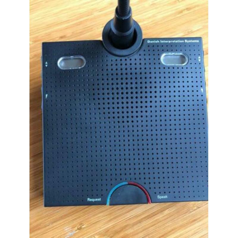 microfoons + conferentiesets in flycase met versterker