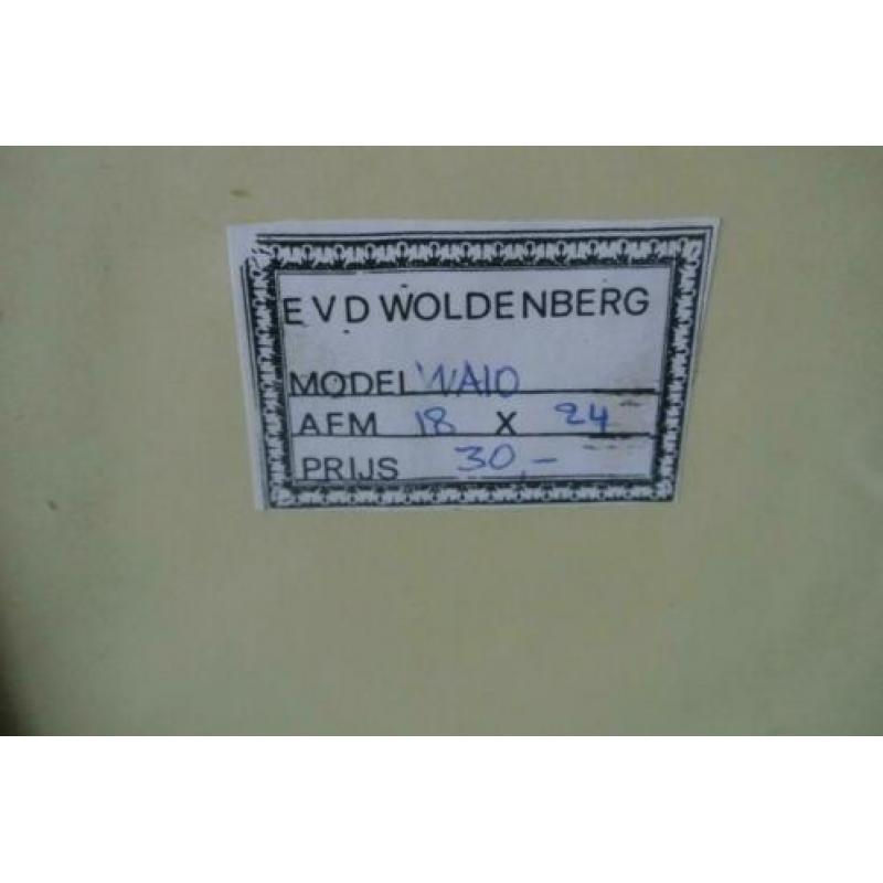 <Antieke houten bewerkte Fotolijst >