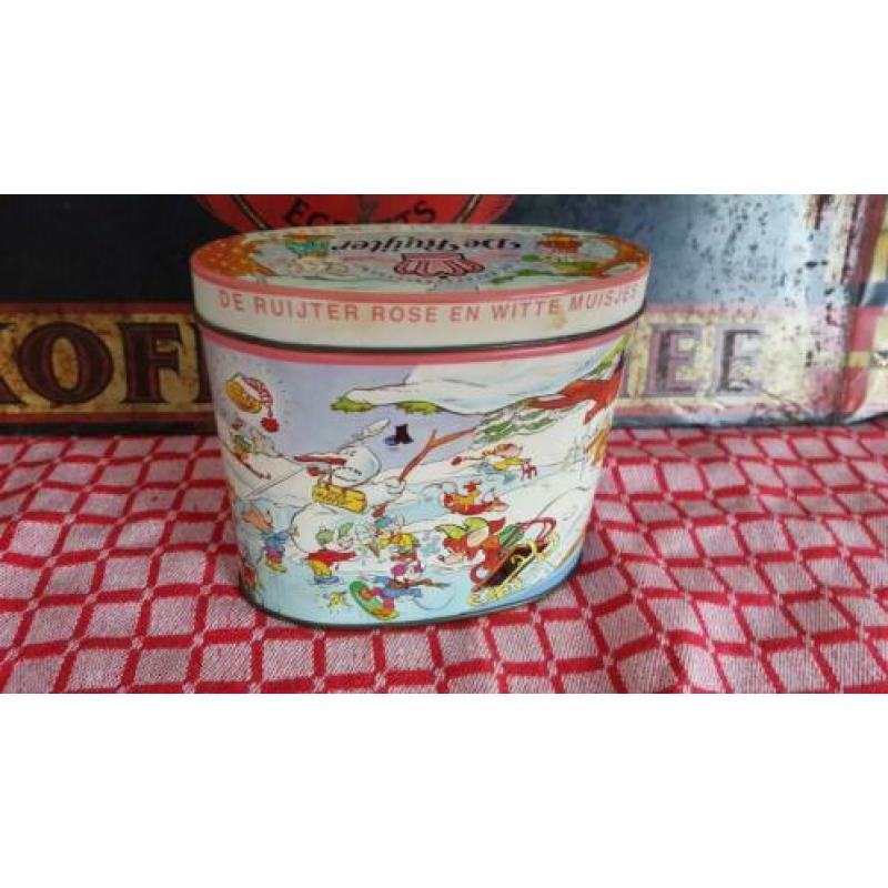 De Ruijter Rose met witte muisjes blik