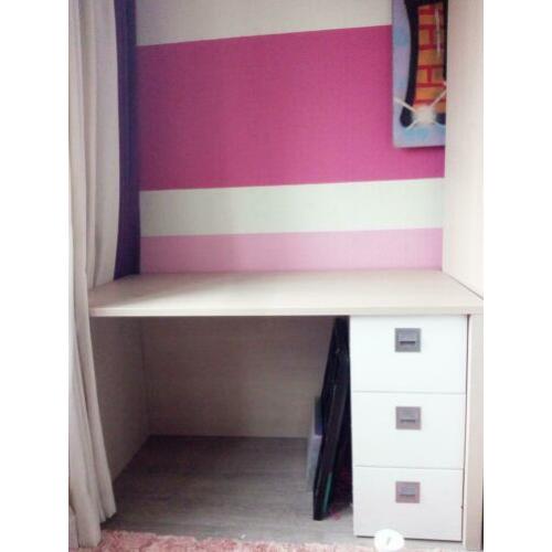 Bureau en kast kinderkamer tienerkamer