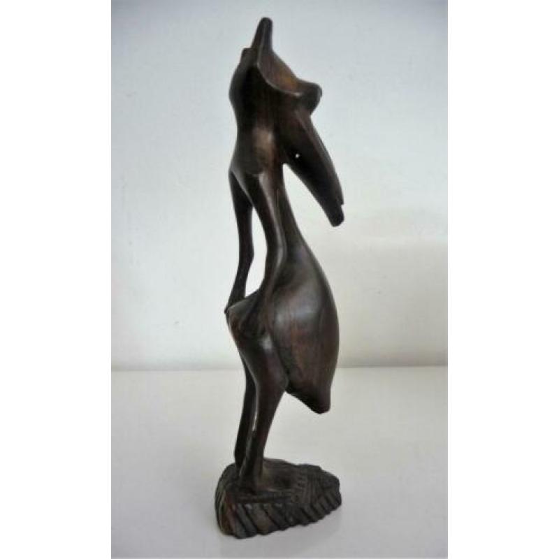 voorouder houten gesneden beeld vintage