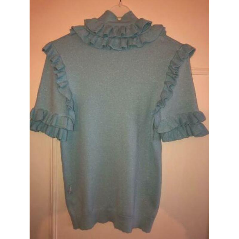 Reinders Monique ruffle top korte mouw maat L