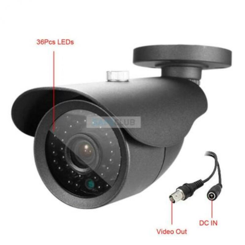 Complete prof. set 4 x 2Mp camera + 4Ch DVR +1Tb HDisk 5