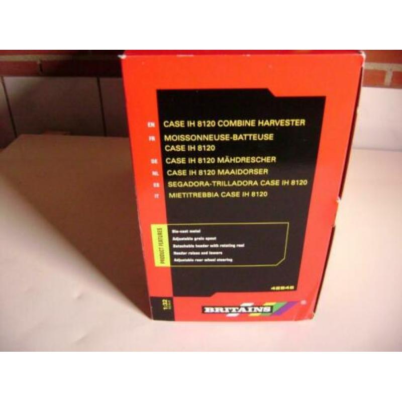 Case-IH. 8120 Axial Flow maaidorser Britains nr. 42546