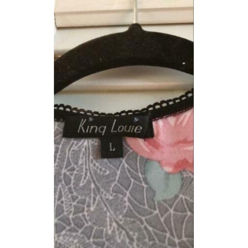King Louie jurk van gladde stofje, blijft mooi!!