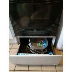 Gasfornuis met elektrische oven
