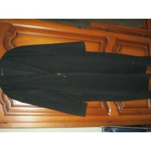 Vintage Dames lange wollen Jas