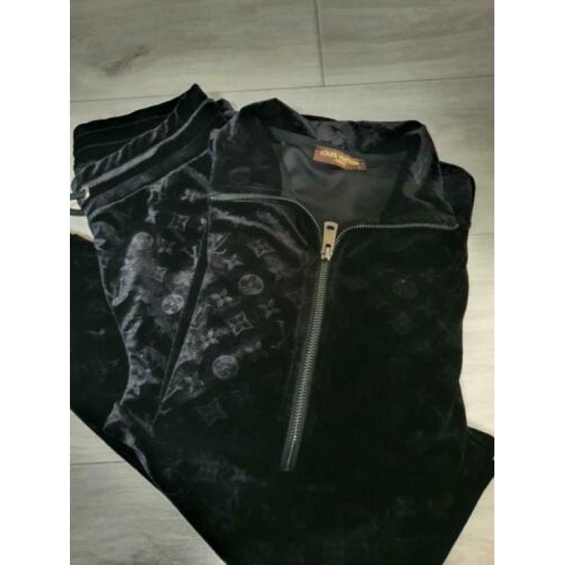 Louis vuitton pak kleur zwart heel zacht velvet stof