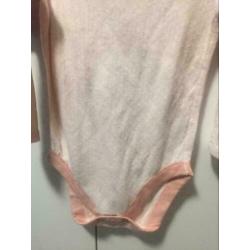 Roze meisje romper, maat: 92/98