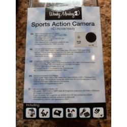 Wonky Monkey sports action camera, ongebruikt in verpakking