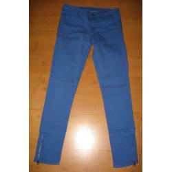 Kobalt blauwe spijkerbroek H&M 36/S.