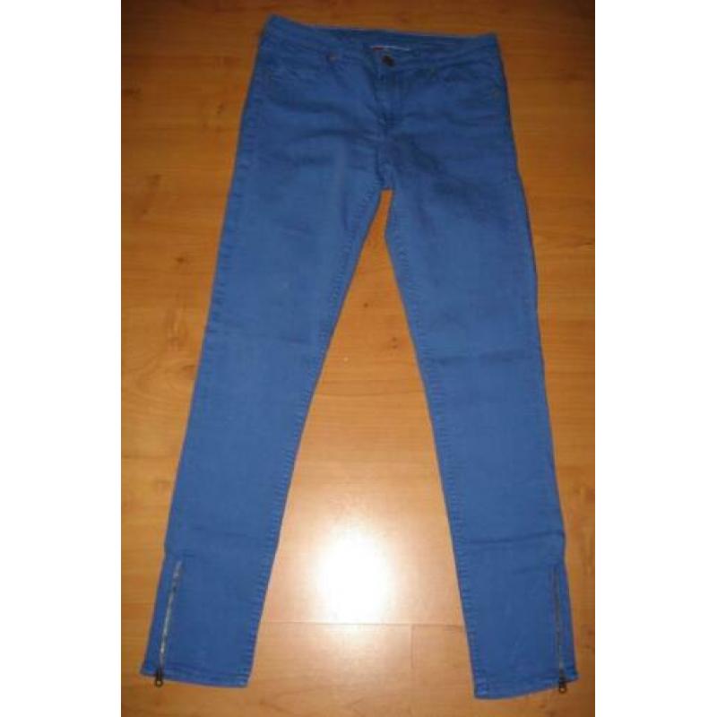 Kobalt blauwe spijkerbroek H&M 36/S.