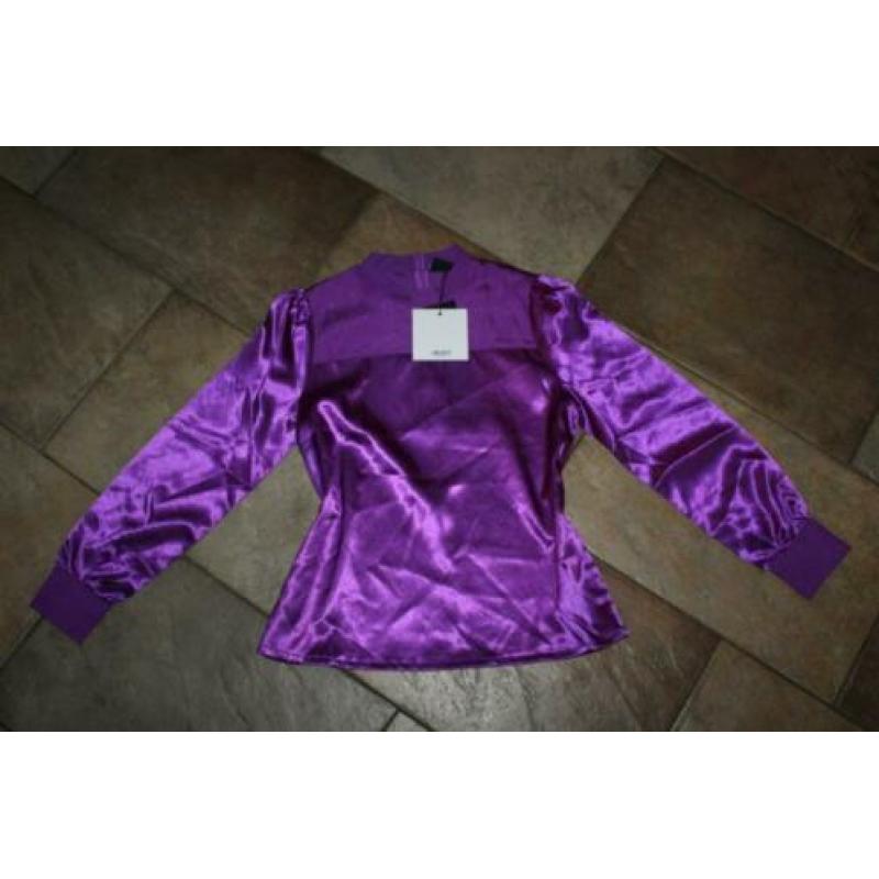 Object (Laisa) vlotte glans blouse mt 40 SUPERKOOPJE