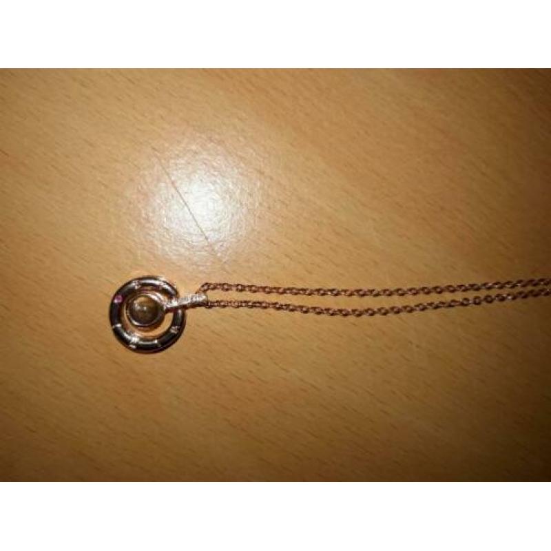 Tk nieuw goud of zilver kleur love prisma talen hanger